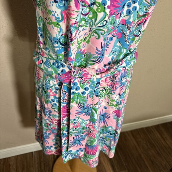 Lilly Pulitzer Harriet Mandevilla Baby Paradise Petals Terry Dress Womens Size M - Picture 13 of 16